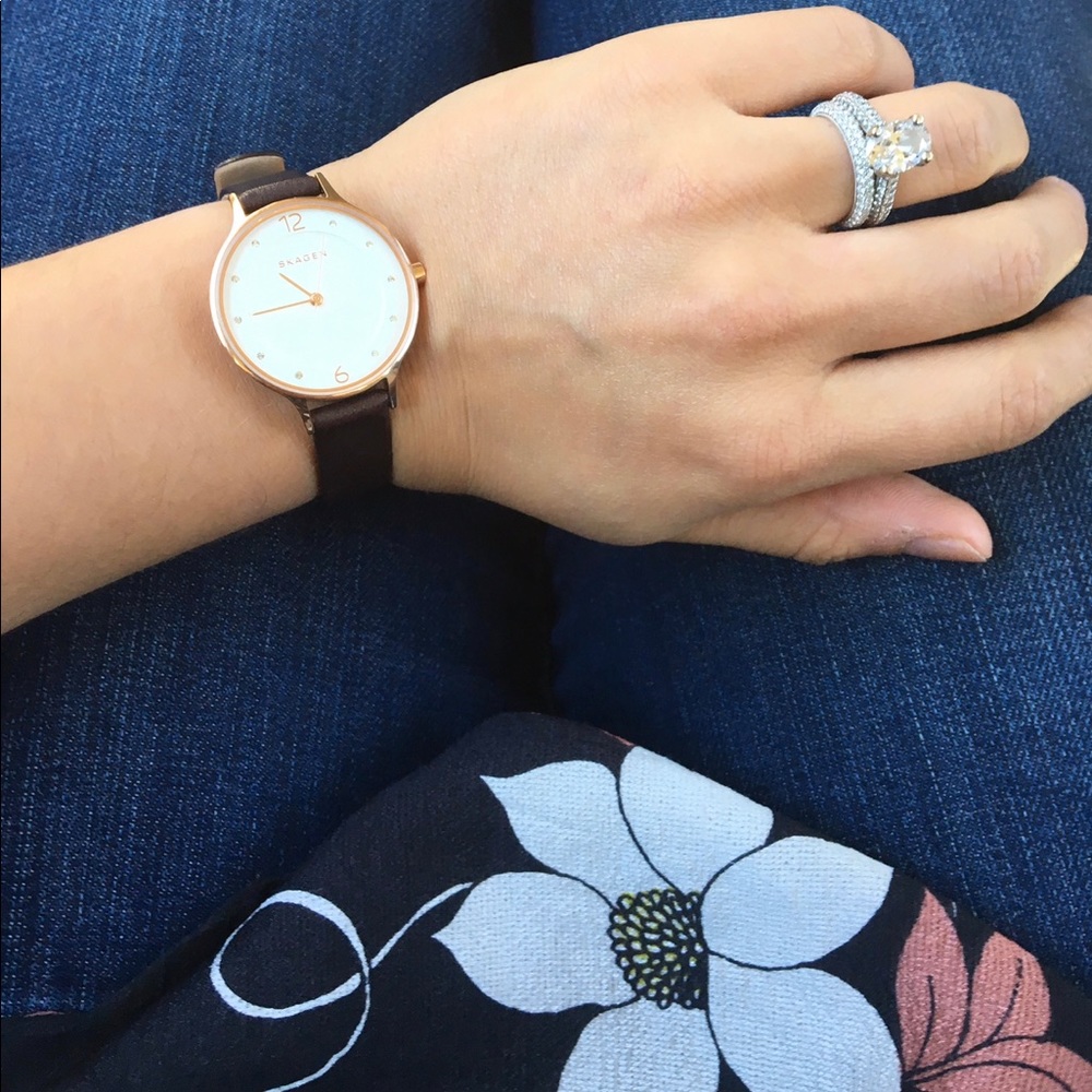 Rose Gold Skagen Anita Women's Watch